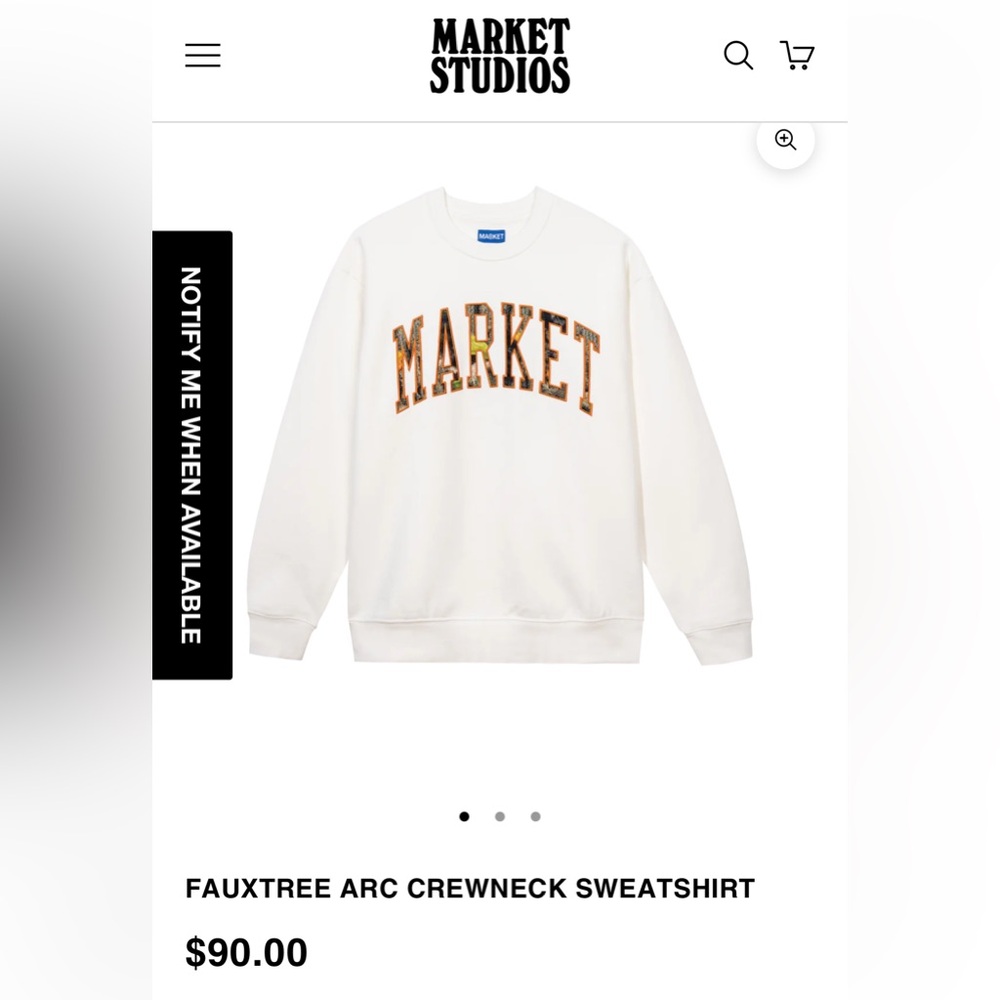 NWT: MARKET Crew Neck sweatshirt